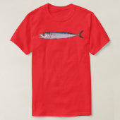 Pacific Chub Mackerel Color Design T-shirt (Design voorkant)