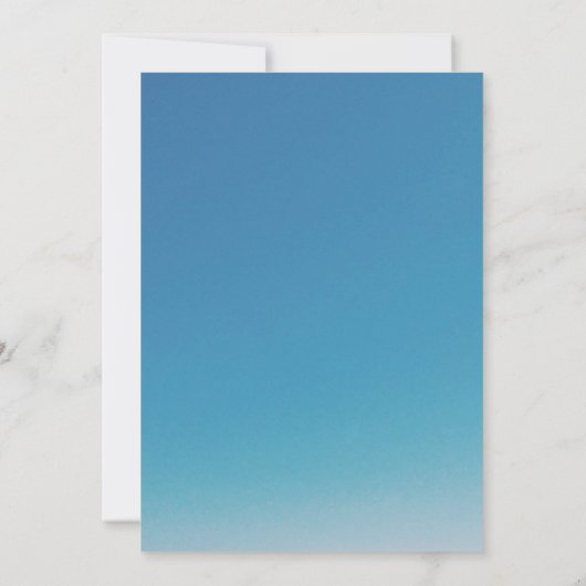 Pacific Coast Beach Wedding Save the Date (Achterkant)