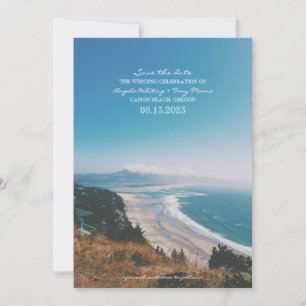Pacific Coast Beach Wedding Save the Date