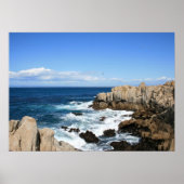 Pacific Coast, Cliffs Foto Poster (Voorkant)