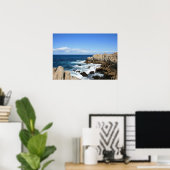 Pacific Coast, Cliffs Foto Poster (Thuiskantoor)
