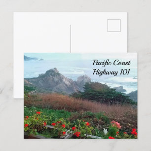 Pacific Coast Highway 101 Californië Briefkaart