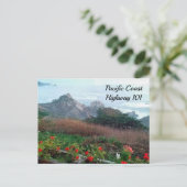 Pacific Coast Highway 101 Californië Briefkaart (Staand voorkant)