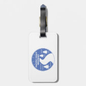 Pacific Coast Highway Bagagelabel (Achterkant verticaal)