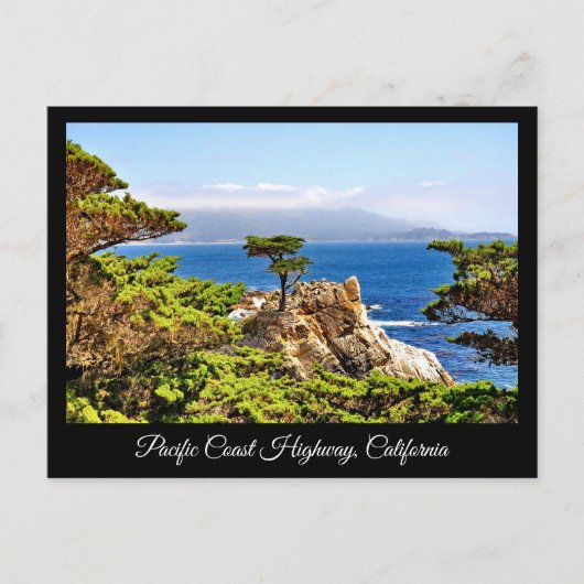 PACIFIC COAST HIGHWAY CALIFORNIA BRIEFKAART (Voorkant)