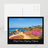 PACIFIC COAST HIGHWAY CALIFORNIA BRIEFKAART (Voorkant / Achterkant)