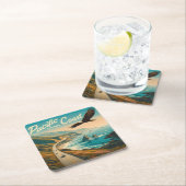 Pacific Coast Highway Eagle Kartonnen Onderzetters (Insitu)