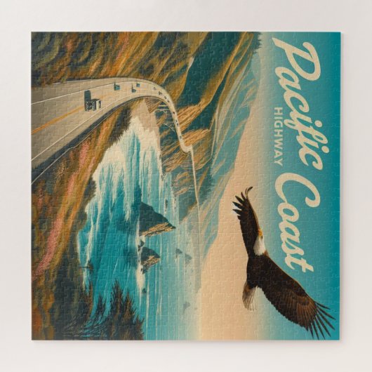 Pacific Coast Highway Eagle Legpuzzel (Horizontaal)
