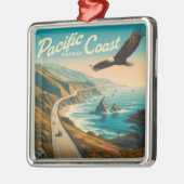 Pacific Coast Highway Eagle Metalen Ornament (Links)