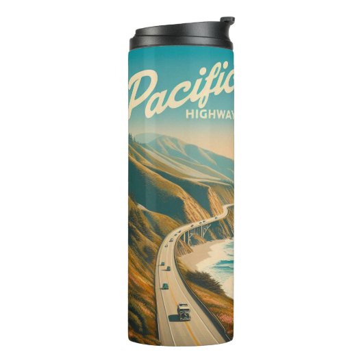 Pacific Coast Highway Eagle Thermosbeker (Gedraaid links)