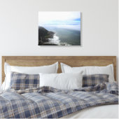 Pacific Coast Highway Langs de Oceaan Kleur 16x20 Canvas Afdruk (Insitu (Slaapkamer))