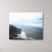 Pacific Coast Highway Langs de Oceaan Kleur 16x20 Canvas Afdruk (Voorkant)
