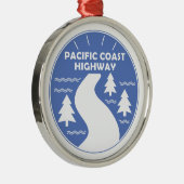 Pacific Coast Highway Metalen Ornament (Rechts)