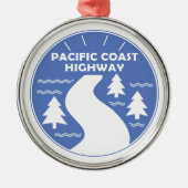 Pacific Coast Highway Metalen Ornament (Voorkant)