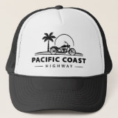 Pacific Coast Highway Motorfiets Trucker Pet (Voorkant)