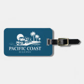 Pacific Coast Highway Recreatievoertuig Bagagelabel (Voorkant horizontaal)