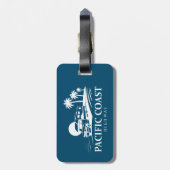 Pacific Coast Highway Recreatievoertuig Bagagelabel (Achterkant verticaal)