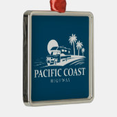 Pacific Coast Highway Recreatievoertuig Metalen Ornament (Rechts)