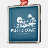 Pacific Coast Highway Recreatievoertuig Metalen Ornament (Links)
