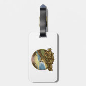 Pacific Coast Highway Retro Bagagelabel (Achterkant verticaal)