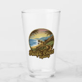 Pacific Coast Highway Retro Glas (Voorkant)