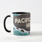 Pacific Coast Highway Retro Travel Art Mok (Links)