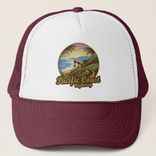 Pacific Coast Highway Retro Trucker Pet