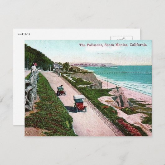 Pacific Coast Highway, Santa Monica, CA  Briefkaart (Voorkant / Achterkant)