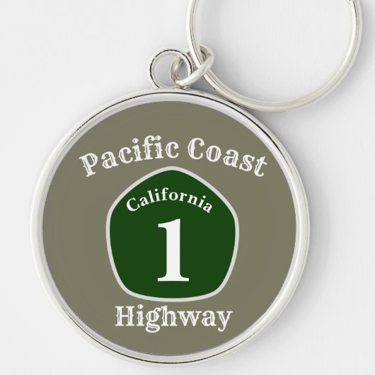 Pacific Coast Highway sleutelhanger (Voorkant)