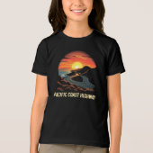  Pacific Coast Highway Sunset - Californië Tri-Blend Shirt (Voorkant)