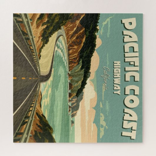 Pacific Coast Highway Vista Legpuzzel (Horizontaal)