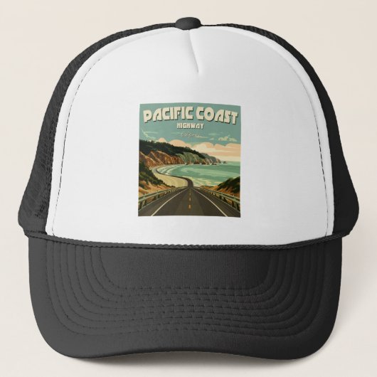 Pacific Coast Highway Vista Trucker Pet (Voorkant)