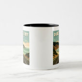 Pacific Coast Highway Vista Tweekleurige Koffiemok (Center)