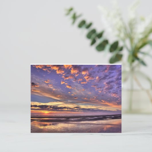 Pacific Coast Paradise Sunset Briefkaart (Staand voorkant)
