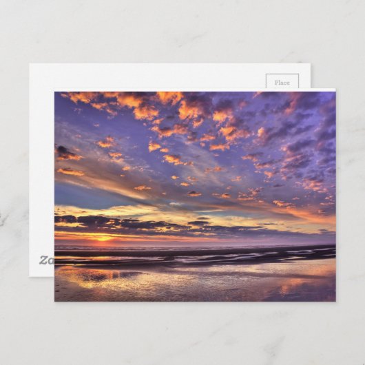 Pacific Coast Paradise Sunset Briefkaart (Voorkant / Achterkant)