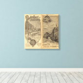 Pacific Coast Steamship Company 2 Canvas Afdruk (Insitu (Houten vloer))