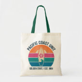 Pacific Coast Surf Canvas Tote Bag (Voorkant)