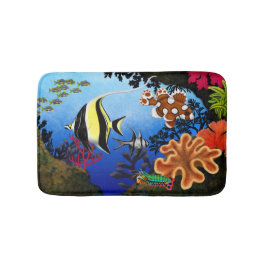 Pacific Coral Reef Bath Mat