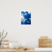 Pacific Corsair over Saipan. Poster (Keuken)