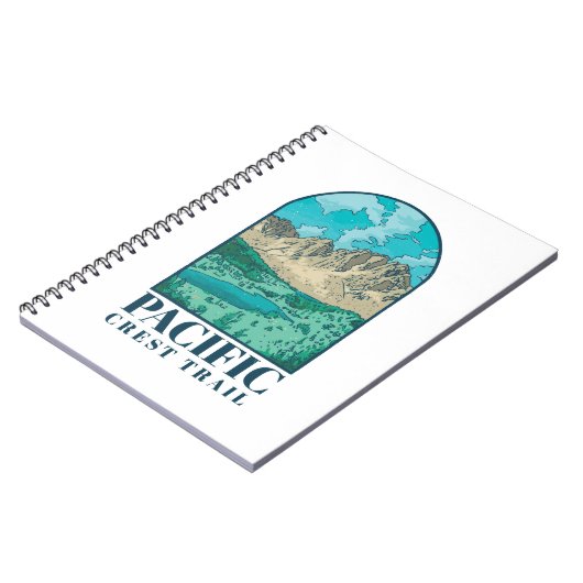 Pacific Crest Trail Art Notitieboek (Linkerzijde)