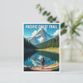 Pacific Crest Trail Briefkaart (Staand voorkant)