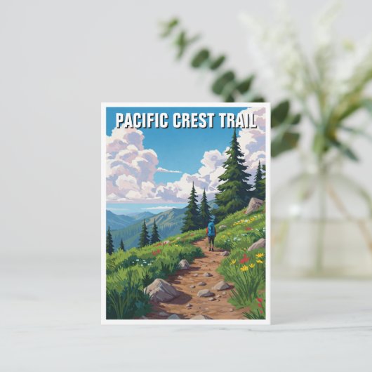 Pacific Crest Trail Briefkaart (Staand voorkant)