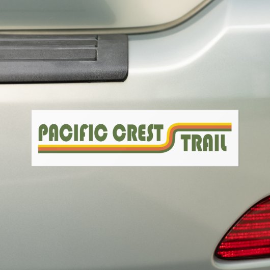 Pacific Crest Trail Bumpersticker (Op auto)