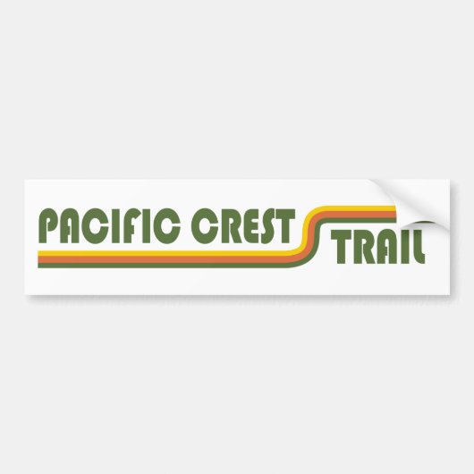 Pacific Crest Trail Bumpersticker (Voorkant)