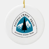Pacific Crest Trail Keramisch Ornament (Achterkant)