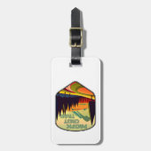 Pacific Crest Trail Kleuren Bagagelabel (Voorkant verticaal)