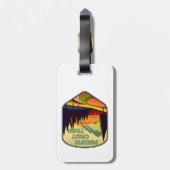 Pacific Crest Trail Kleuren Bagagelabel (Achterkant verticaal)