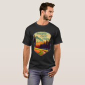 Pacific Crest Trail Kleuren T-shirt (Voorkant volledig)