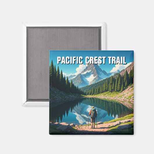Pacific Crest Trail Magneet (Voorkant / Achterkant)