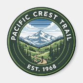 Pacific Crest Trail Magneet (Voorkant)